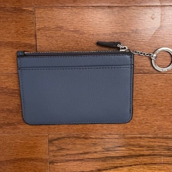 Henri Bendel Mini Leather Zip Coin Wallet - Picture 6 of 11